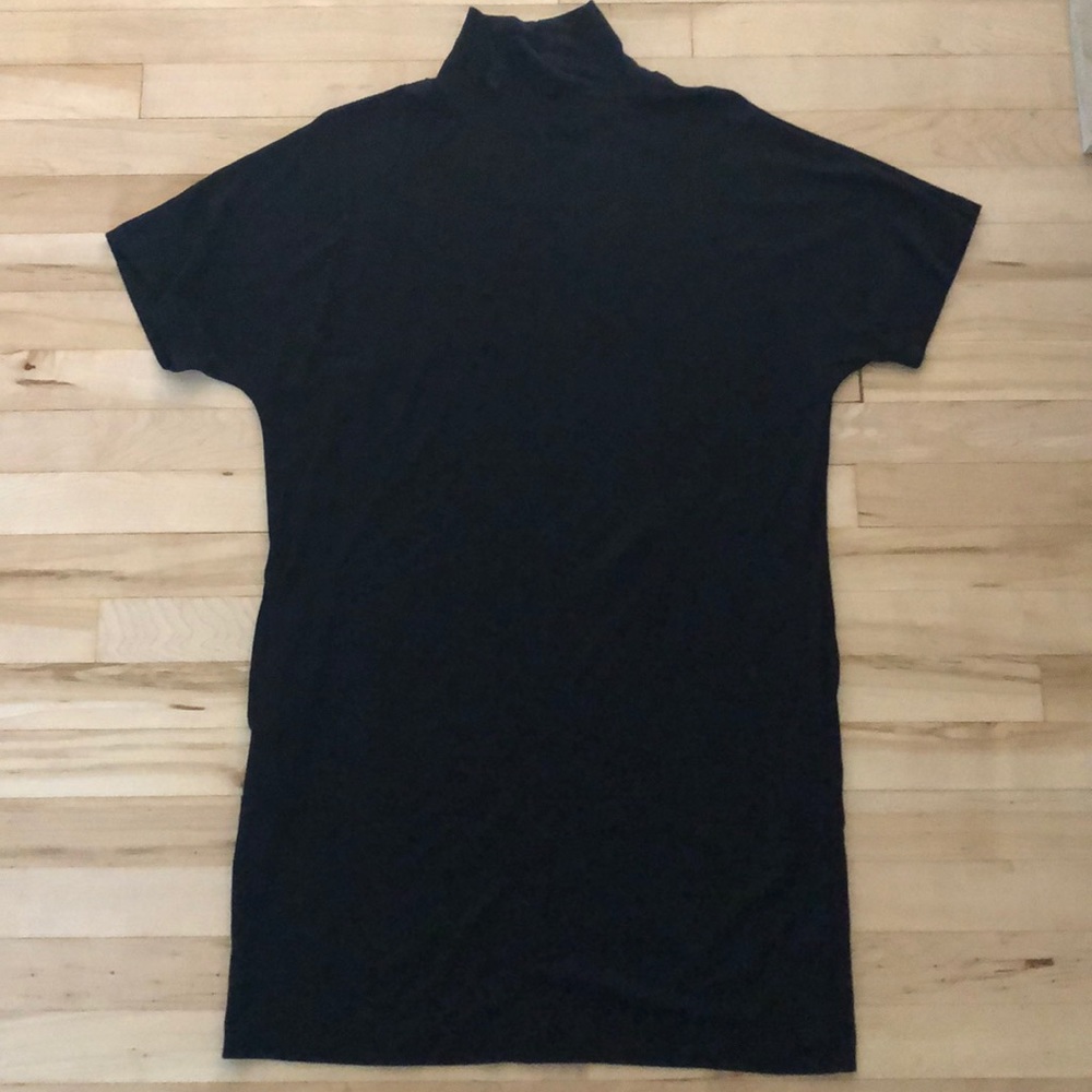 Black turtleneck dress